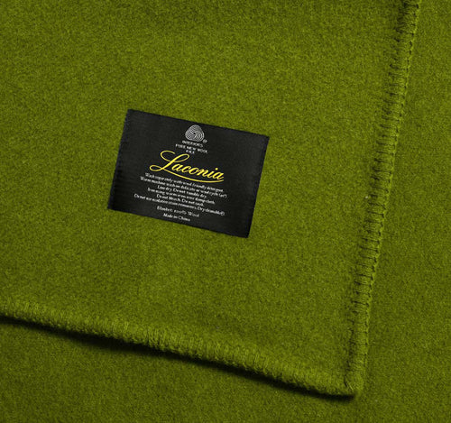 Australian Wool Blanket Range Moss Green